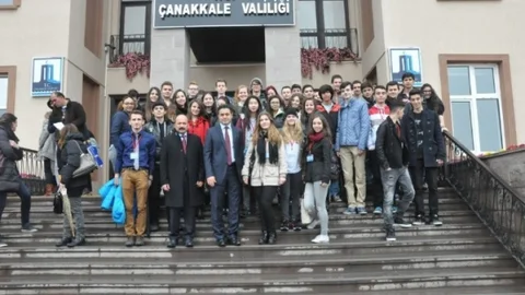 Kardeş Okul Öğrencileri Çanakkale'de