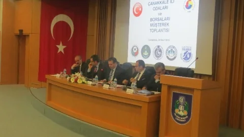 Çanakkale'nin Sorunlarını Başbakan Davutoğlu'na İletecekler