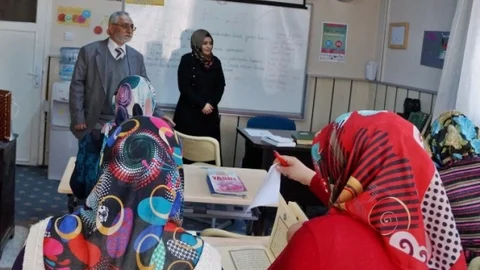 Müftü Cengiz'den Kırka'daki Kur'an Kursuna Ziyaret