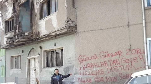 Eskişehir'de Eski Bina Yazısı