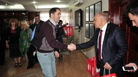 Karaman'da Yabancı Heyet Ziyareti