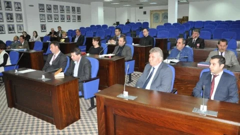 Edremit'te Belediye Toplantısı
