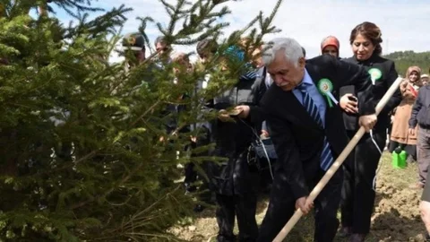 Karabük'te Bereket Ormanları Fidanları Dikildi