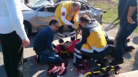 Düzce'de Trafik Kazası