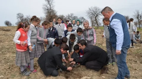 Selendi'de Fidan Dikimi Yapıldı