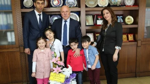 Erzurum'da Minik Misafirler Ziyaret Etti