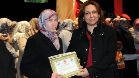 Bilecik'te Kadın Çiftçi Sertifika Töreni