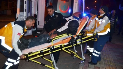 Samsun'da Bisikletli Yaralandı