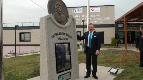 Kara Fatma Anıtı İzmit'te Açıldı