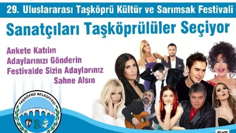 Taşköprü Sarımsak Festivali Anketi Başladı