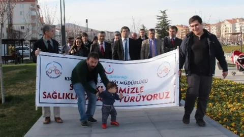 Kırşehir'de Sağlıklı Yaşam Yürüyüşü
