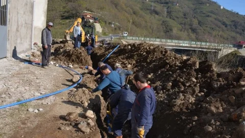 Görele'de Alt Yapı Çalışmaları Başladı