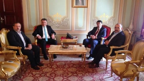İsmail Ustaoğlu'ndan Vali Şahin'e Ziyaret