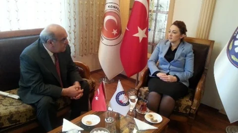 Turhan İçli'den Teşekkür Ziyareti