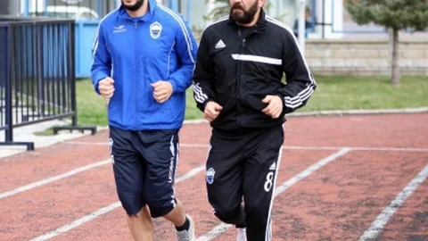 Kayseri'de Necati Ateş Antrenmanda