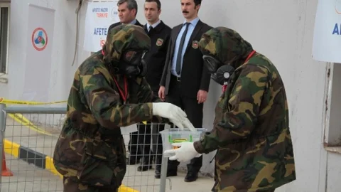 Samsun'da KBRN Tatbikatı Yapıldı