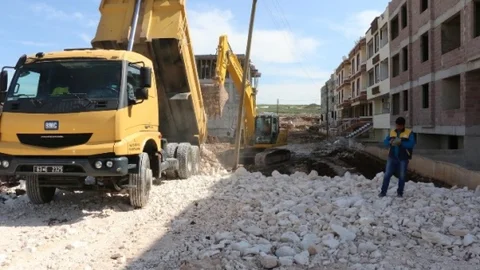 Haliliye'de Yol Yapım Çalışmaları