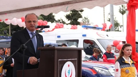 Mersin'e Yeni Ambulanslar Geldi