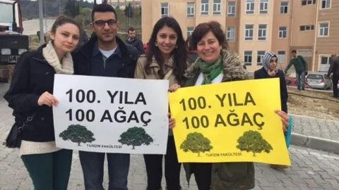 Çanakkale'de Ağaç Dikimi Etkinliği