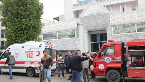 Kemer'de Asansör Düşmesi