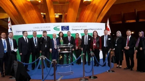 Bingöl Belediye Başkanı Strazburg'da