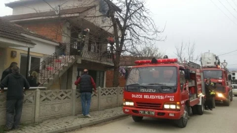 Düzce'de Yangın Çıktı