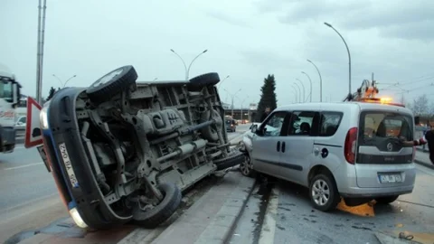 Kocaeli'de Panelvan Kazası