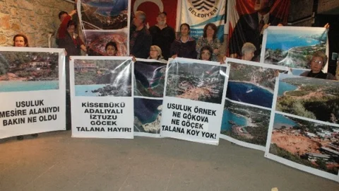 Bodrum'da Göcek İhalelerine Tepkiler Artıyor