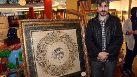 Kütahya'da Hüsn-i Hat Sergisi