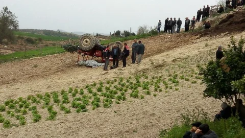 Osmaniye'de Traktör Kazası