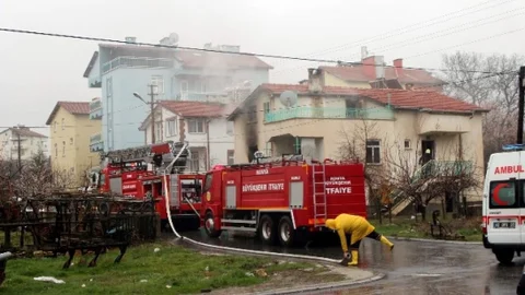 Beyşehir'de Yangın Paniği