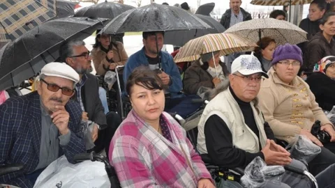 İzmir'de Engelli Eylemi