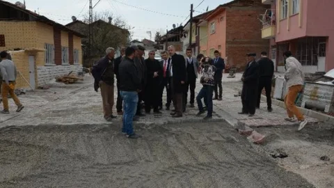 Yeşilyurt'ta Kilit Taşı Çalışmaları