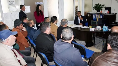 Mudanya'da Meyve Üreticileri Toplandı