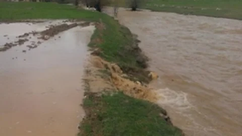 Bayat'ta Tarım Arazileri Zarar Gördü