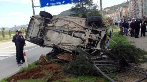 Giresun'da Trafik Kazası