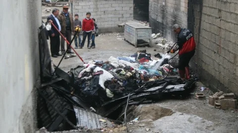 Iğdır Bit Pazarında Yangın Çıktı