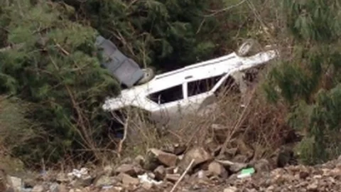Kastamonu'da Heyelan Trafik Kazası