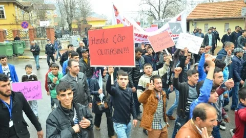 Kocaeli'nde Atık Tesisine Tepki