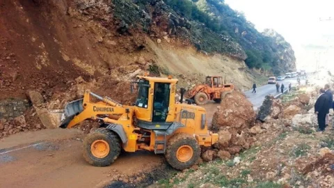 Adıyaman'da Heyelan Olayı