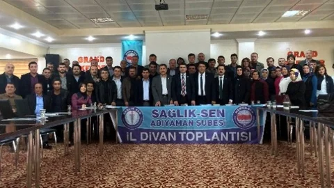 Adıyaman'da Sağlık-Sen Toplantısı
