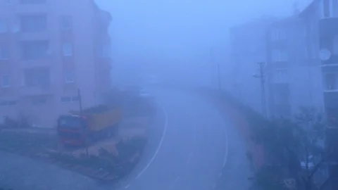 Bilecik'te Yoğun Sis Etkisi