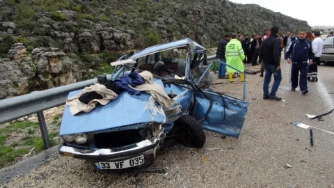 Mersin Silifke'de Trafik Kazası