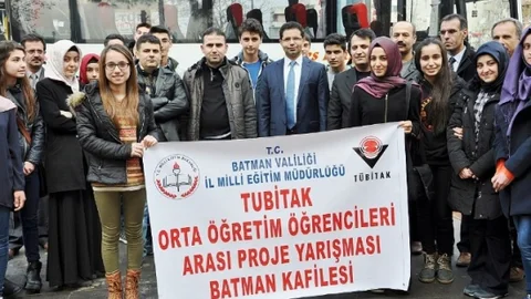 Batman Kafilesi Van'a Uğurlandı