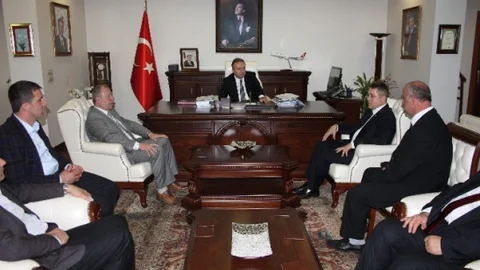 Düzce'de Vali'ye Ziyaret