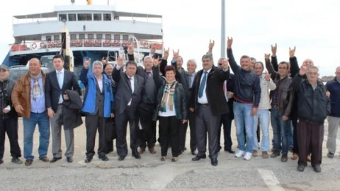 MHP Bozcaada'da Seçim Çalışması Yaptı