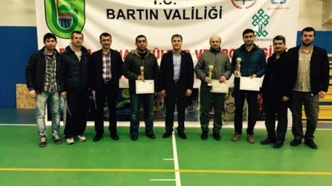 Bartın'da Satranç Turnuvası Tamamlandı