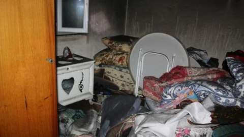 Yaşlı Kadın Diri Diri Yakıldı
