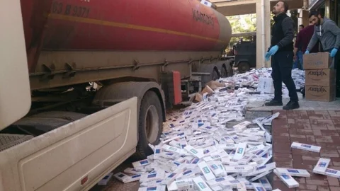 Şanlıurfa'da Kaçak Sigara Operasyonu