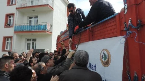 Bingöl'de Fidan Dağıtımı Yapıldı